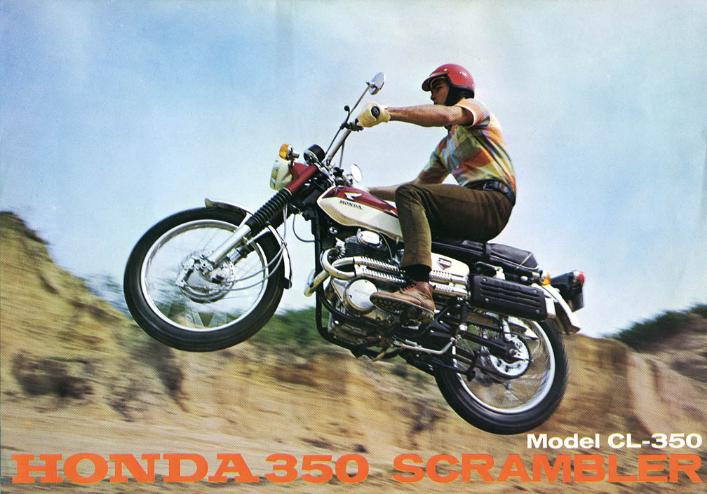 1968 CL350K0 brochure front cover